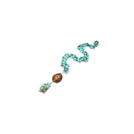 Collar chips de howlita