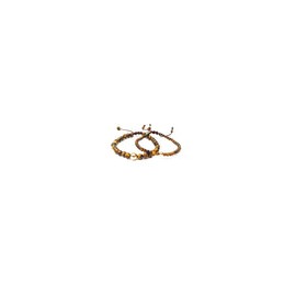 Juego de pulseras de piedra natural ojo de tigre