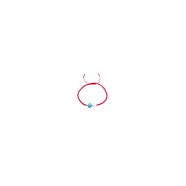 Pulsera cabalística ojo turco azul cielo y perla natural