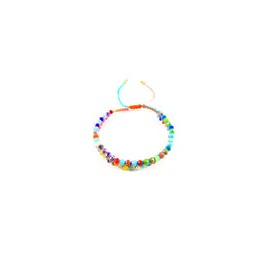 Pulsera cristales multicolor