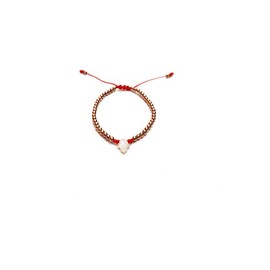Pulsera de hematita con Mano de Fatima