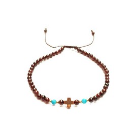 Pulsera unisex con cruz
