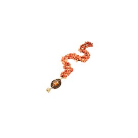 Collar coral salmón