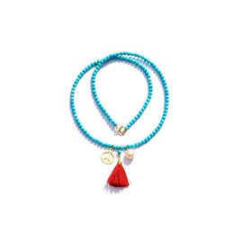 Gargantilla Collar Turquesa Estilo Boho