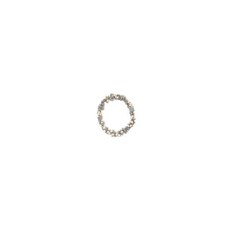 Collar de tres piezas con perla y cristales