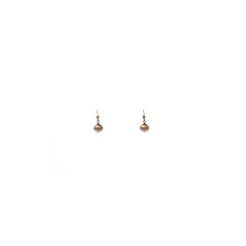 Arete de perla natural con capuchón