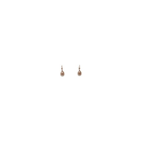 Arete perla natural barroca grande