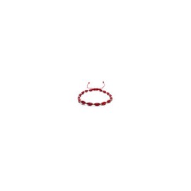 Pulsera roja de protección con coral