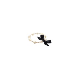 Pulsera perlas naturales con moño