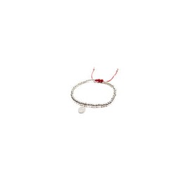 Pulsera de plata con medalla de San Benito