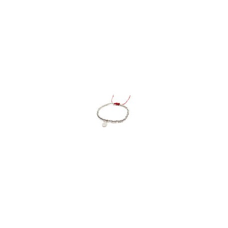 Pulsera de plata con medalla de San Benito