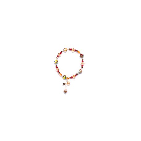 Pulsera de cristales y piedras naturales