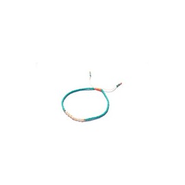Pulsera Turquesa con Perla Natural Arroz al Centro